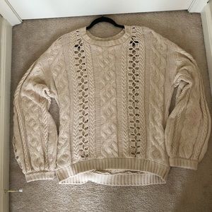 For Love and Lemons knit sweater